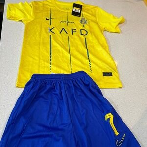 Ronaldo Al Nassr NIKE Kid's Soccer Uniform NEW WITH TAGS